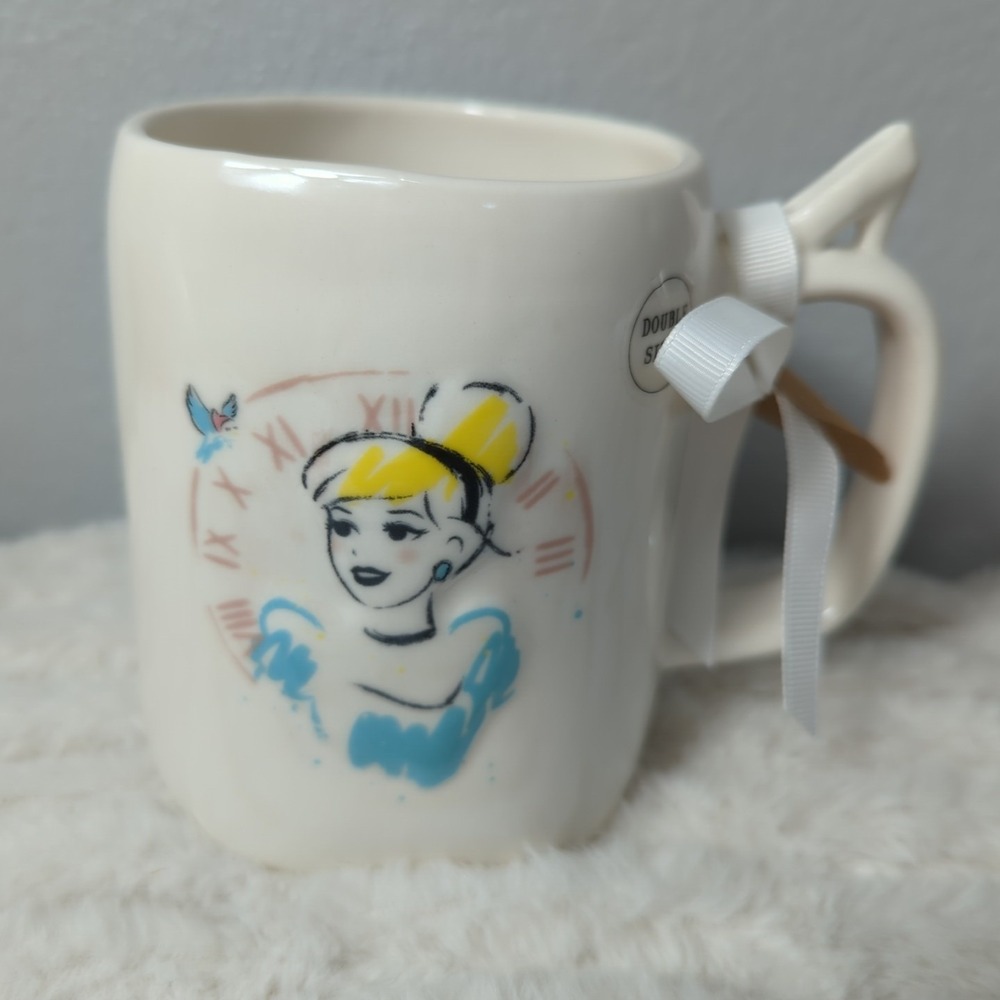 NEW Rae Dunn Disney Princess Cinderella Mug Double Sided A Dream Come True 16 oz
